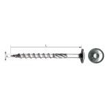 Suruburi Cu Cap Torx Torbante T40 8x140mm, 50/set