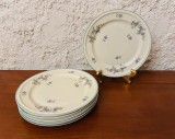 6 FARFURII DIN PORTELAN FIN CREM- MARCAJ ROSENTHAL SELB-GERMANY WINIFRED D19,5cm