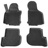 Set de 4 covorase cauciuc 3D stil tavita premium pentru Skoda Octavia II, 2 din 2004-2013