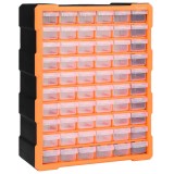 Cumpara ieftin Organizator cu 60 de sertare, 38 x 16 x 47,5 cm