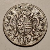 Austria Episcopia de Salzburg 1 kreuzer 1756 argint Sigismund de Schrattenbach