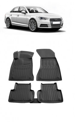 Set Covorase Auto Cauciuc Umbrella Pentru Audi A4 (B9) (2015-2022) foto