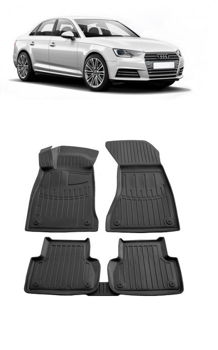 Set Covorase Auto Cauciuc Umbrella Pentru Audi A4 (B9) (2015-2022)