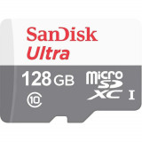 Card de memorie SanDisk Ultra microSDXC, 128GB, 100MB/s Class 10 UHS-I + SD Adapter