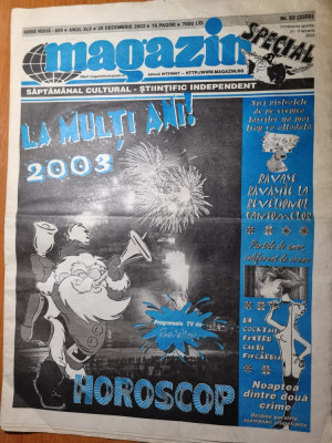 magazin 28 decembrie 2002-art cameron diaz, milla jovovich, angelina jolie foto