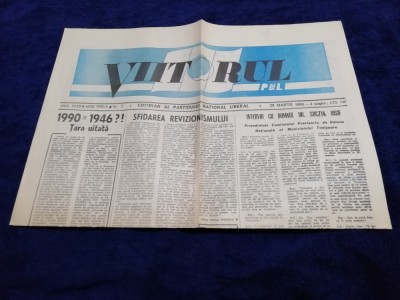 ZIARUL VIITORUL NR 3 28 MARTIE 1990 foto