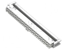 Conector IDC mufă mamă 50 PIN 1,27mm pentru cablu-bandă 2,5A