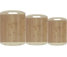 Set 3 tocatoare Jinzifeng din bambus natural foto