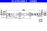ATE 83.6169-0685.3 Furtun frana
