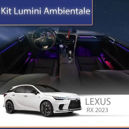 Lumini ambientale Lexus RX 2023 set complet control telefon sau sistem original CarStore Technology