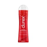 Lubrifiant Durex Play Fresa Morango, pe baza de apa, cu aroma de capsuni, 50 ml