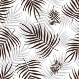 Sticker Perete Frunze Palmier, 50x150cm, Decorativ, Efect Tapet, Autocolant, Aplicare Multipla