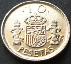 Moneda 10 PESETAS - SPANIA, anul 1983 *cod 4634 B foto