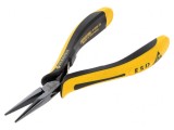 Clești de precizie semirotunzi ESD 140mm