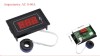 Ampermetru Panou Digital AC 0-60A, 230V, LED, Precizie 1% - Aparat Masura Curent Alternativ