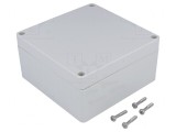 Carcasă universală ABS gri 120x120x60mm