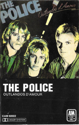Casetă audio The Police &amp;ndash; Outlandos D&amp;#039;Amour, originală foto