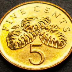 Moneda 5 CENTI - SINGAPORE, anul 2003 * cod 4141 = UNC