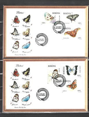 ROMANIA 2011 - FLUTURI - FDC - LP 1896 foto