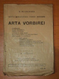 ARTA VORBIREI- B. BLANCHARD