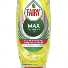 Detergent de vase Fairy MaxPower Lemon, 650 ml