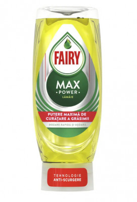 Detergent de vase Fairy Max Power Lemon 450 ml foto