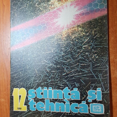 revista stiinta si tehnica decembrie 1989-ultimul numar al revistei in comunism
