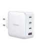 INCARCATOR retea Ugreen, &quot;CD226&quot; Quick Charge, 100W GaN, 3 x USB Type-C 5V/3A, 1 x USB, alb &quot;15337&quot; (timbru verde 0.18 lei) - 6941876213375