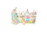 Cumpara ieftin Sticker decorativ Bauturi Happy Easter, Multicolor, 80 cm, 3679ST, Oem