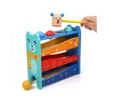 Circuit cu bile tip pista cu ciocanel cu bile, Hammer Game, jucarie educativa pentru copii, 6 pcs, 3+, Oem