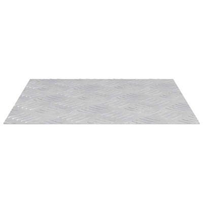 vidaXL Plăci de aluminiu cu model &amp;icirc;n carouri 2 bucăți Anti-Alunecare 40x40 cm foto