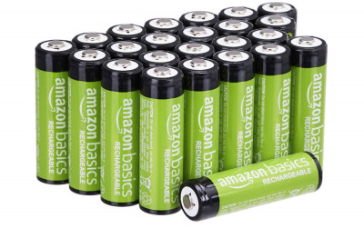 Pachet de 24 baterii reincarcabile AA NiMH, acumulatori Amazon Basics, 2000 mAh - NOU foto