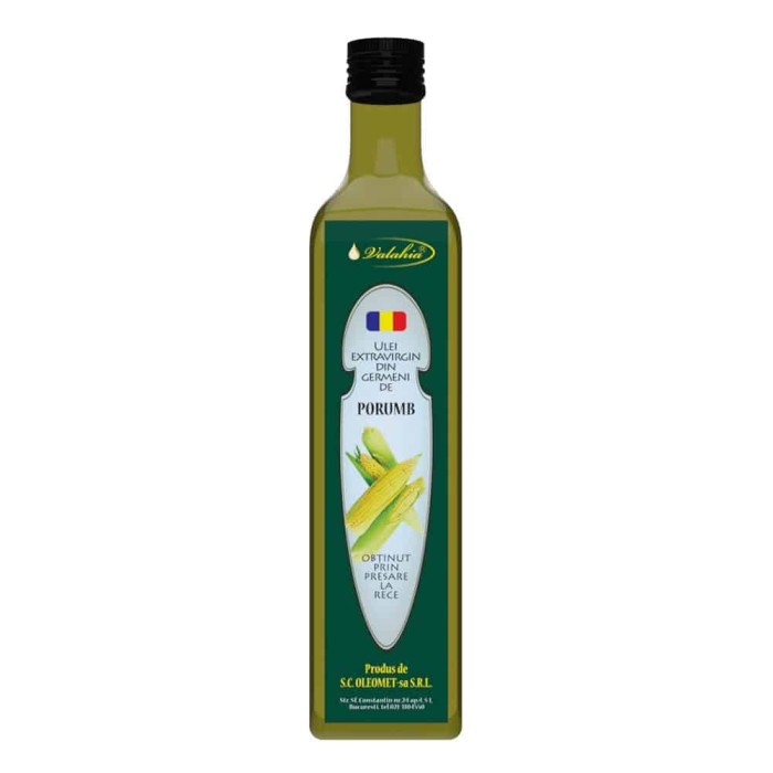 Ulei din Germeni de PORUMB, extravirgin, 500 ml, Sticla