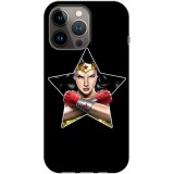 Husa compatibila cu Apple iPhone 14 Plus model Classic Wonder Woman, Silicon, TPU, Viceversa, Transparent, Carcasa