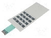 Tastatura cu membrana, 71mm x 155mm, 16 taste, LC ELEKTRONIK - STD44-08 foto