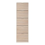 Pantofar Base 15, PAL, stejar sonoma, 58 x 18 x 191.5 cm, 2C