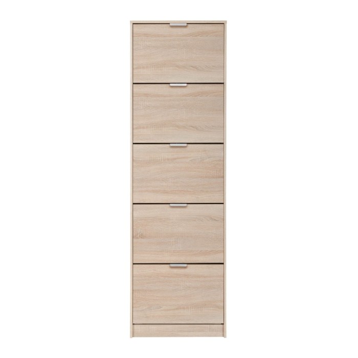 Pantofar Base 15, PAL, stejar sonoma, 58 x 18 x 191.5 cm, 2C