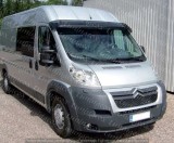 Parasolar Parbriz Auto Universal, Pliabil, Reflectorizant, Eurowest, 150x80 cm, Gri/Negru pt. Citroen Jumper 2006-2014