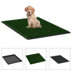 Toaleta animale companie tava & gazon artificial 64x51x3cm WC GartenMobel Dekor