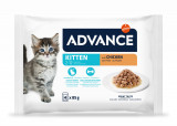 Cumpara ieftin Advance Cat Wet Kitten Pui Multipack, 4x85 g