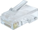 MUFA RJ-45 GEMBIRD pt. cablu UTP, Cat6, RJ-45 (T), plastic, 10 buc, &quot;LC-8P8C-002/10&quot;