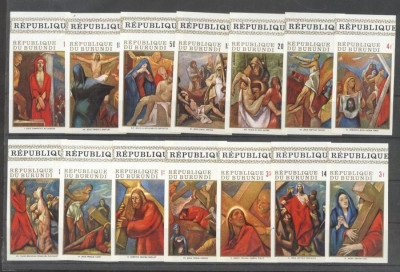 Burundi 1970 Paintings Religion imperf. MNH DA.107 foto