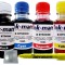 Set Cerneala Ink-Mate Compatibil Brother 2x100ml BTD60BK, 1x100ml BT5000C, 1x100ml BT5000M, 1x100ml BT5000Y + 1xTextmarker Non Toxic si 1xCd-r Maxell