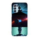 Husa compatibila cu Oppo A76, Viceversa, model Zima Blue Love Death Robots, Silicon, TPU, Transparent, Carcasa