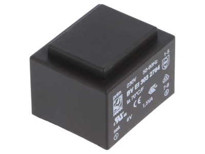 Transformator &amp;icirc;ncapsulat 1,5VA 230V-6V foto