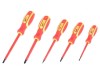 Set Șurubelnițe Pozidriv și Plate 1kVAC 5 Bucăți