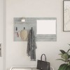 VidaXL Răcător de paltoane montat pe perete Gri beton 90 x 10 x 50 cm 874518