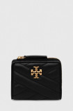 Tory Burch portofel de piele femei, culoarea negru