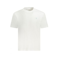 Calvin Klein Jeans Tricou barbati, cu imprimeu pe spate, Regular fit, Alb, S
