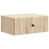 vidaXL Dulap de noapte suspendat Stejar Sonoma 49 x 34,5 x 20 cm 898109